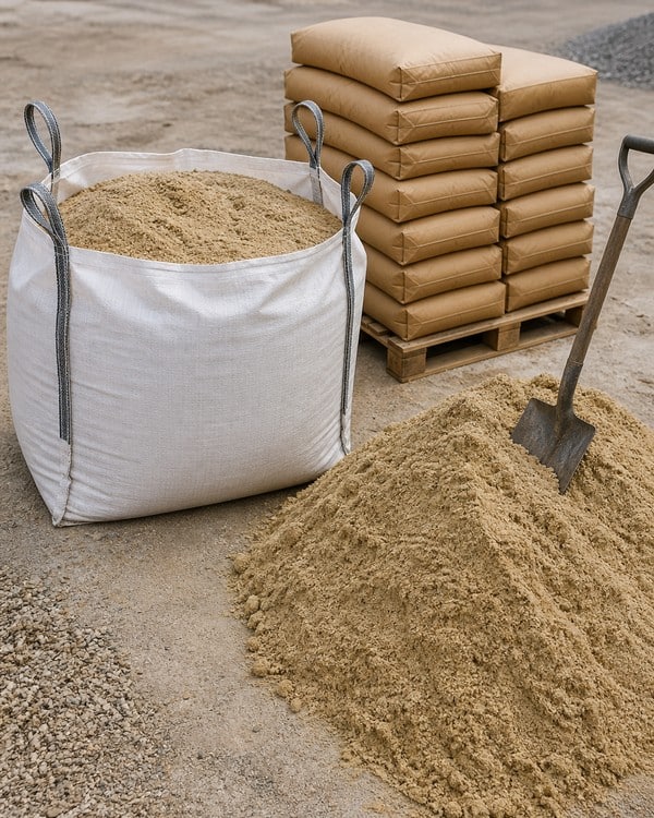 Vrac, big bag ou sac, lequel choisir selon son projet ?